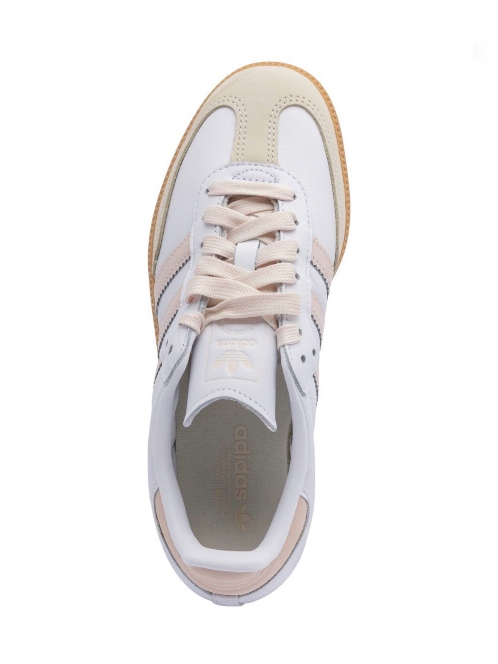 adidas Samba OG Shoes in Off White & Sandy Pink